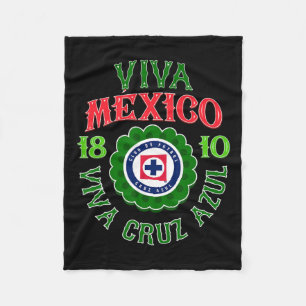 Azul - Mexikos Unabhängigkeitstag Fleecedecke