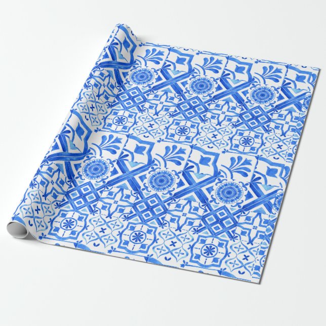 Azul Pattern Geschenkpapier (Ungerollt)