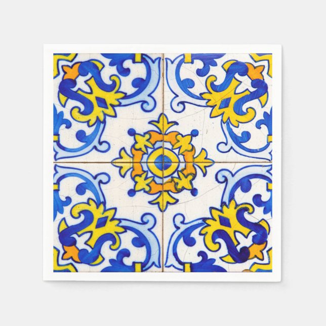 Azulejo Art Tile Serviette (Vorderseite)
