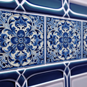 Azulejo Lisbon Gemustert Talavera Keramik Design Fliese