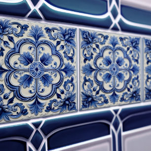 Azulejo Lisbon Gemustert Talavera Keramik Design Fliese