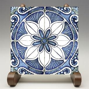 Azulejo Lisbon Gemustert Talavera Keramik Design Fliese