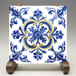 Azulejo Lisbon Gemustert Talavera Keramik Design Fliese