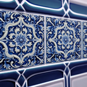 Azulejo Lissabon gemustertes Talavera-Keramikdesig Fliese