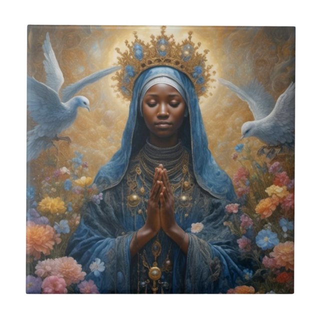 Azulejo Nossa Senhora Aparecida Fliese (Vorderseite)