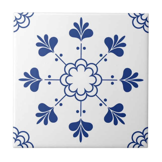 Azulejo Portugal Fliese (Vorderseite)
