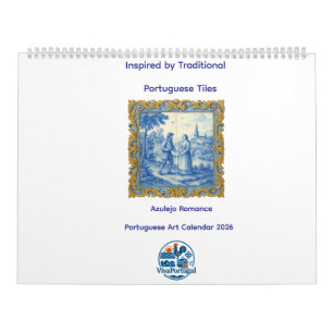 Azulejo Romance Portugiesischer Kunstkalender 2026 Kalender