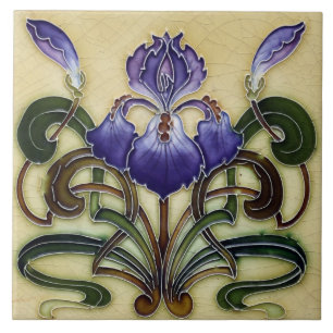 Azulejo Tile Art nouveau style dekoration fireplac Fliese