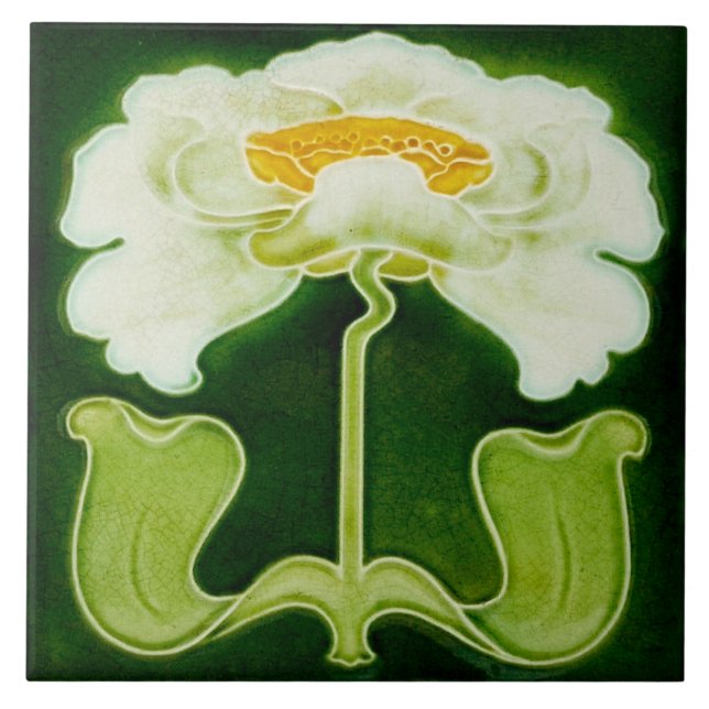 Azulejo Tile Art nouveau style dekoration fireplac Fliese (Vorderseite)