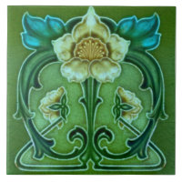 Azulejo Tile Art nouveau style dekoration fireplac