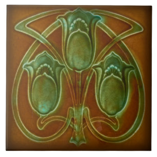 Azulejo Tile Art nouveau style dekoration fireplac Fliese