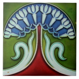 Azulejo Tile Art nouveau style dekoration fireplac Fliese