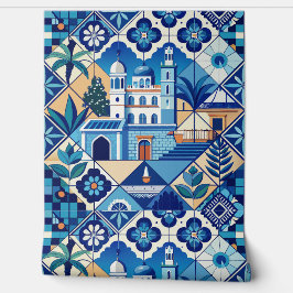 Azulejo Tiles Pattern Tapete