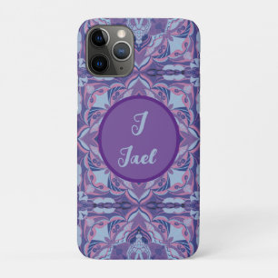 Azulejo Violet Wasserfarbe Personalisiert Spanisch Case-Mate iPhone Hülle