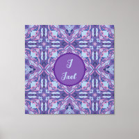 Azulejo Violet Wasserfarbe Personalisiert Spanisch