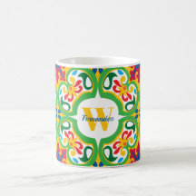 💛 🧡 💚 Azulejos, dekorative Muster, personalisie