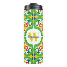 💛 🧡 💚 Azulejos, dekorative Muster, personalisie