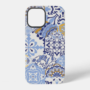 Azulejos Fliesen Patchwork. Nahtloses farbenfrohes iPhone 12 Hülle
