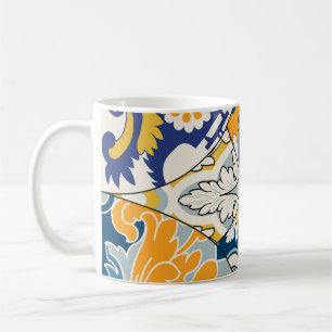Azulejos Fliesen Patchwork Vintage Tapete Kaffeetasse