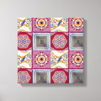 Azulejos Geometric Tiles mit einer CG-Drehung