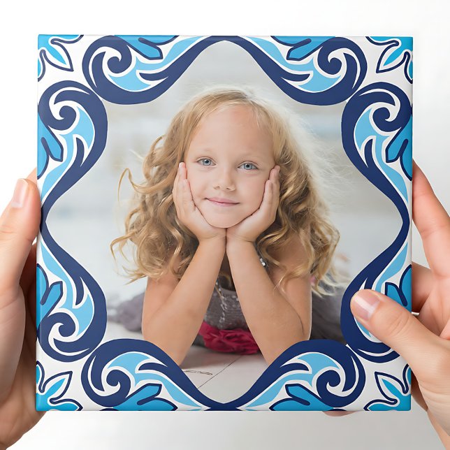 Azulejos Keramik Tile Fliese (Own picture, blue and white Azulejos Ceramic Tile)