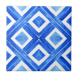 Azulejos Keramik Tile No1, Small (4,25" x 4,25") Fliese