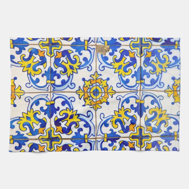 Azulejos-Keramiken Handtuch (Horizontal)