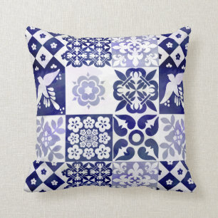 Azulejos Muster-Kissen Kissen