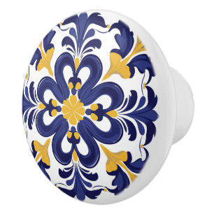 💙 💛 Azulejos Porto Fleur Keramikknauf