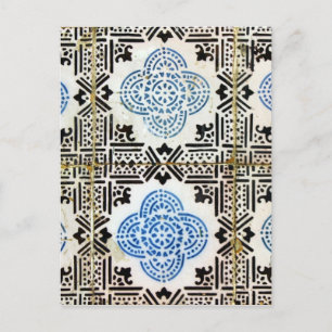 Azulejos, portugiesische Tiles Postkarte