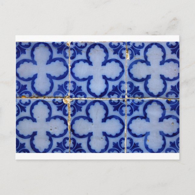 Azulejos, portugiesische Tiles Postkarte (Vorderseite)