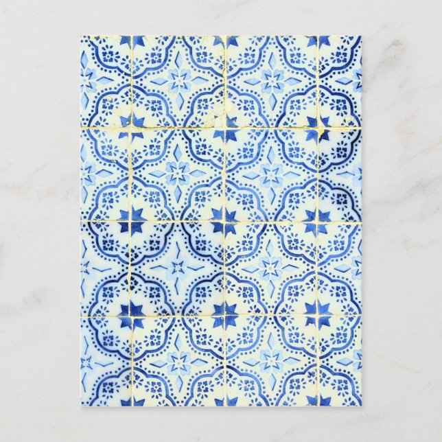 Azulejos, portugiesische Tiles Postkarte (Vorderseite)