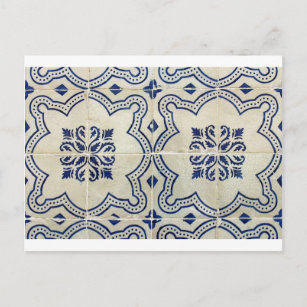 Azulejos, portugiesische Tiles Postkarte