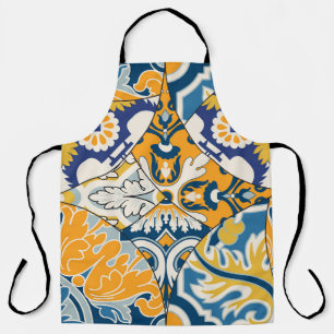 Azulejos Tiles Patchwork Vintages Hintergrundpapie Schürze