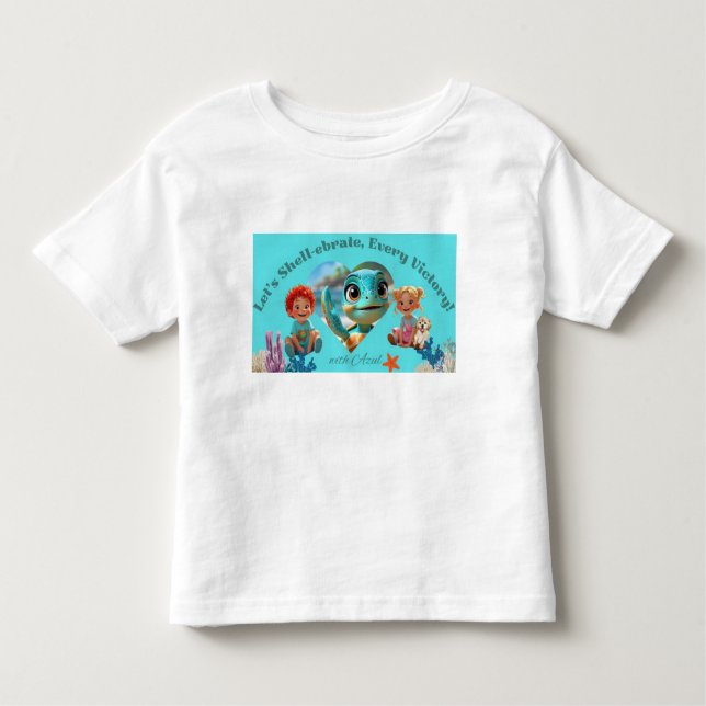 Azul's Ocean Heroes T - Shirt - Kleinkind Edition (Vorderseite)