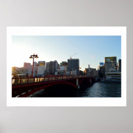 Azuma-Brücke: Sumida-Fluss, Tokio Poster