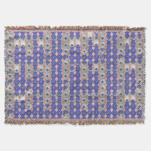 Azur Gitter Mosaik Geometrisches Muster 1297 Decke