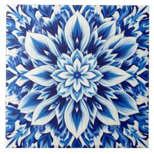 Azur-Strahlen-Fliese Fliese