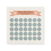Azura Crest Baby Shower Papier Servietten