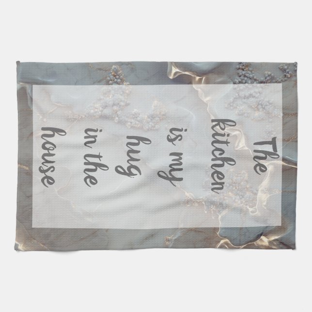 Azurael - weiß geschirrtuch (Horizontal)