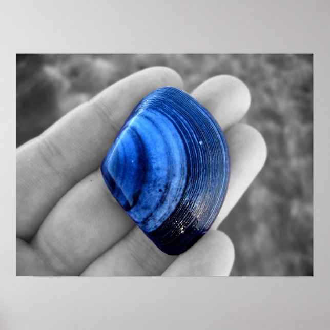 Azurblau Poster (Vorne)