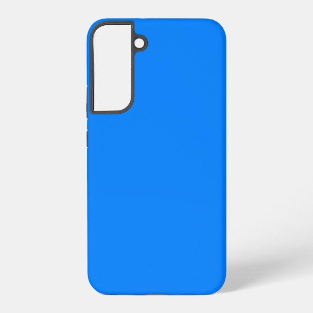 Azurblau (Vollfarbe) Samsung Galaxy Hülle (Rückseite)