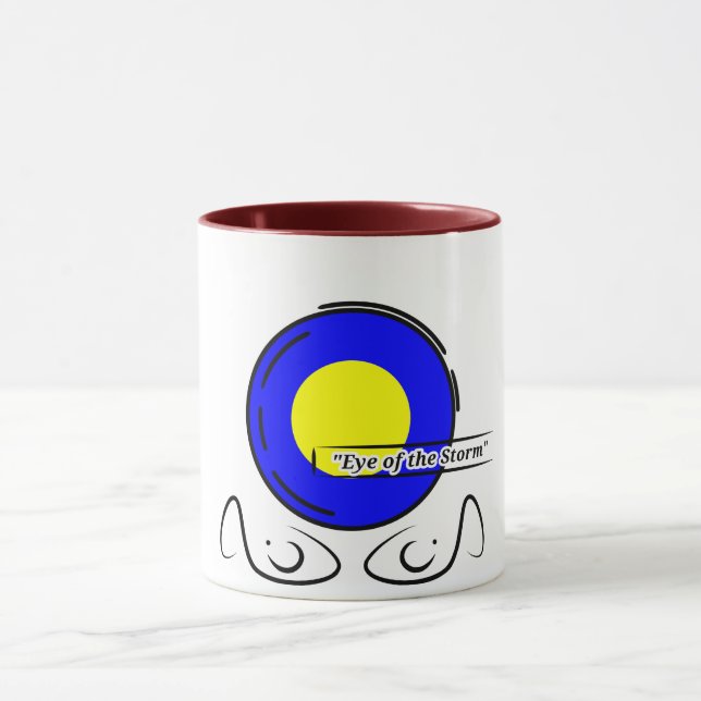 Azurblaue Sonnen-Tasse Tasse (Zentrum)