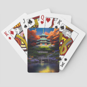 azurblauer Himmelskörper Spielkarten