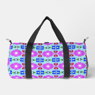 Azurblüten-Kaleidoskop Duffle Bag