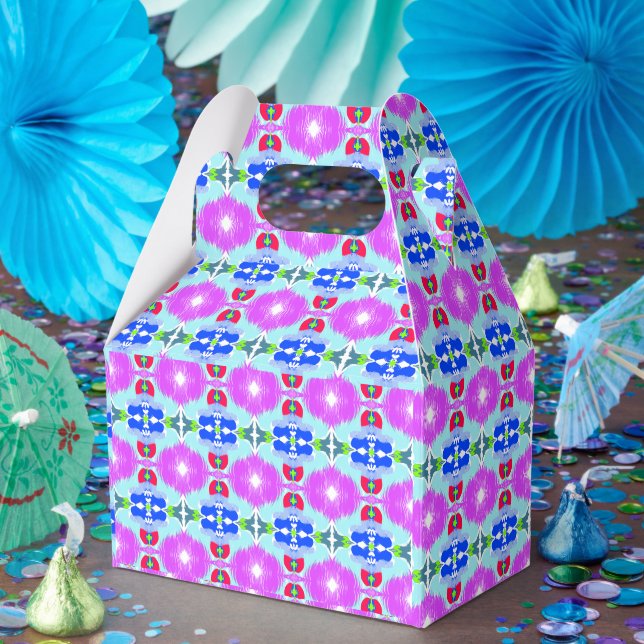 Azurblüten-Kaleidoskop Geschenkschachtel (Party)