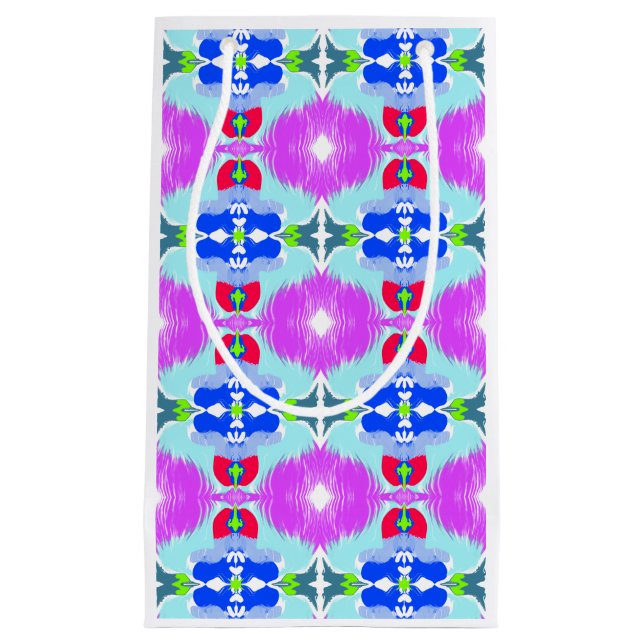 Azurblüten-Kaleidoskop Kleine Geschenktüte (Vorderseite)