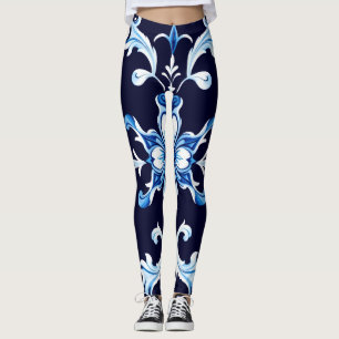 Azurblüten-Leggings Leggings