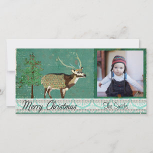 Azure Axis Dei Christmas Foto Card Feiertagskarte