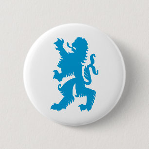 Azure Bavarian Lion Button
